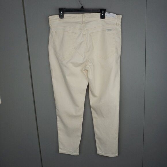 New Joe's Jeans The Diego Denim Trouser Tapered + Cropped in Ecru size 36 - Picture 4 of 16